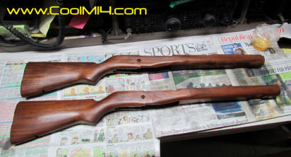 Finishing M14 Stocks