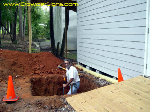 Digging Tower Footing
