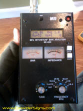 MFJ Antenna Analyzer Readings